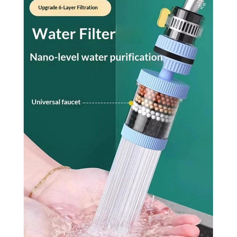 4 Pic 360 Degree Rotatable 6 Layer water Filter